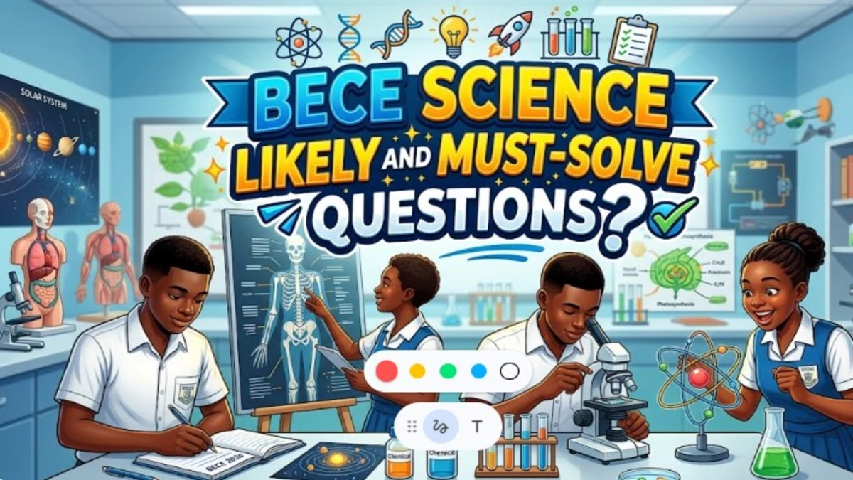 2026 BECE Science Questions: Solve These Likely Questions Now. 